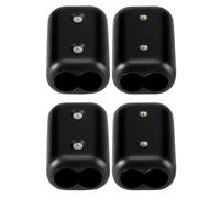 Ujjdwiurgh 4 abrazaderas de cuerda reutilizables de 1/2 pulgada ajustables para cuerda de nailon de 9 a 10 mm o cuerdas trenzadas