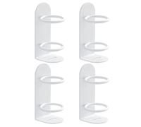 Ujjdwiurgh 4 Paquetes Soportes para Cepillos Dientes EléCtricos,Soportes para Cepillos Dientes EléCtricos Negros, Soportes para Cepillos de Dientes EléCtricos, Soporte Montado en la Pared-B