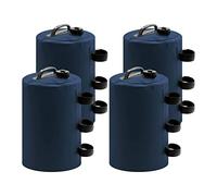 Ujjdwiurgh 4 pesas de agua para toldo, pesas de agua de 10 L para tienda de campaña, pesas, accesorios de leggings (azul)