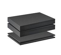 Ujjdwiurgh 4 piezas de inserto de espuma para estuches, cubos de herramientas, almohadilla de esponja a prueba de golpes, 40 x 40 x 2 cm, 40 x 40 x 5 cm