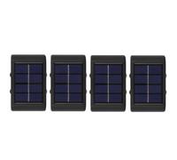 Ujjdwiurgh 4 Piezas Lámpara de Pared Solar Luz Al Aire Libre Impermeable con Energía Solar Iluminar hacia Arriba y hacia Abajo Decoración del Jardín del Hogar Luces Solares,D