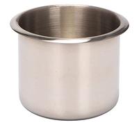 Ujjdwiurgh 4 portavasos universales de acero inoxidable de 68 x 55 mm, para mesa de póquer, sofá, 4 unidades