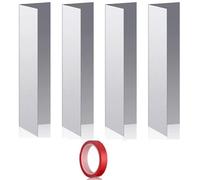 Ujjdwiurgh 4 protectores de sellado de puerta de garaje, resistentes a la intemperie, barrera de barrido de puerta con cinta adhesiva para garaje y hogar