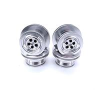 Ujjdwiurgh 4 ruedas de metal para rueda de coche RC para 1/12 Mn D90 D91 D96 D99S modelo accesorios de piezas de repuesto