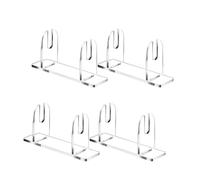 Ujjdwiurgh 4 soportes plegables transparentes para abanicos de acrílico, soporte de exhibición de abanicos japoneses chinos, soporte plegable de mano