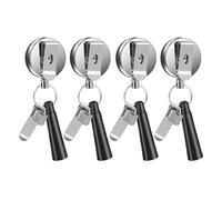 Ujjdwiurgh 4 soportes retráctiles resistentes para lápices, agarre ideal para marcadores y lápices de carpintero, soporte elástico para lápices