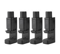 Ujjdwiurgh 4 soportes universales ajustables negros para reparación de teléfonos móviles, pantalla LCD, clip de sujeción