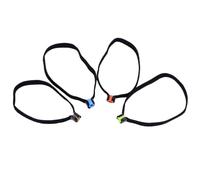 Ujjdwiurgh 4 Uds. Tippet de Pesca con Mosca, Anillos de Carrete de Tippet de Pesca Elásticos, Herramienta de Aparejos Líder de Alambre de Pesca, Hilo de Pescar de Repuesto