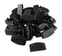 Ujjdwiurgh 40 piezas de 57 x 9 mm de plástico para listones de cama, conectores de plástico, piezas de repuesto para sujetar listones de madera