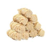 Ujjdwiurgh 40 piezas de color de madera de fuego de aproximadamente 5 x 2 cm para chimenea, estufa de pellets y madera, hoguera, ahumador, barbacoa, chimenea, horno de pizza