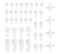 Ujjdwiurgh 40 tornillos de clavo, ganchos de pared, ganchos para fotos, sin rastro, multifunción, para marco de pintura