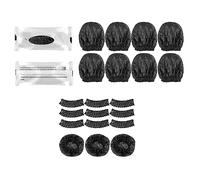 Ujjdwiurgh 400 fundas desechables no tejidas para micrófono, para conferencias, conciertos, sala de grabación,