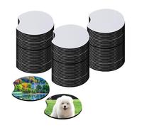 Ujjdwiurgh 48 Posavasos en para SublimacióN una Granel, Posavasos para Coche con Apertura Circular de 2,75 Pulgadas