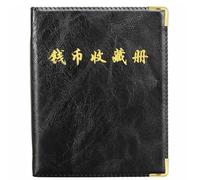Ujjdwiurgh 480 unidades de libros de almacenamiento de monedas, colección conmemorativa, soportes para álbumes, carpeta de volumen, para guardar monedas múltiples vacías