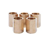 Ujjdwiurgh 5 adaptadores de junta de conector neumático recto de rosca hembra de 1/4 pulgadas