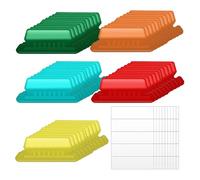 Ujjdwiurgh 50 etiquetas colgantes para carpetas de archivos con 50 insertos, 2 pulgadas para colgar etiquetas de carpetas colgantes A