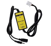 Ujjdwiurgh 6 + 6Pin Cambiador De CD De Interfaz De Mp3 USB De Radio De Coche Digital Adaptador con Entrada Auxiliar De 3,5 Mm para Series