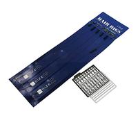 Ujjdwiurgh 6 aparejos de pelo de 12 libras sin rebaba, tamaño 6, 8, 10, para pesca de carpa, listos para atar, material oscuro, gancho de manivela con topes de cebo