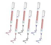 Ujjdwiurgh 6 marcadores de cabeza larga para agujeros profundos, multifunción, punta larga, perforadora profunda, marca de carpintero, resistente al agua