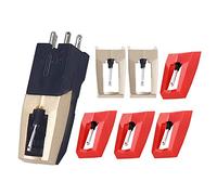 Ujjdwiurgh 6 tocadiscos de aguja con lápiz capacitivo de repuesto para tocadiscos de grabación