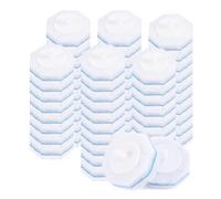 Ujjdwiurgh 60 piezas de cepillo de inodoro desechables mejorados, cabezales de varita de limpieza compatibles