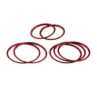 Ujjdwiurgh 7 piezas de anillo de salida de aire acondicionado exterior rojo para Clase C 2015 W205 C180 C200 C250 C300 C400 y GLC 2016
