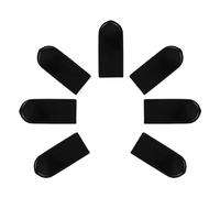 Ujjdwiurgh 7 Piezas Saxofón Pulgar, Alto Saxofón Pulgar Cojín Saxofón Silicona Dedo Resto Cojín Almohadilla para Soprano Alto Tenor Saxofón Negro