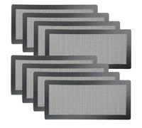 Ujjdwiurgh 8 cubiertas magnéticas para ventilación de suelo, filtros de malla de 5.5 x 12 pulgadas para el hogar, suelo, pared, techo, atrapan desechos y polvo de pelo