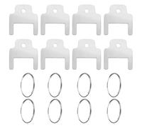 Ujjdwiurgh 8 llaves dispensadoras de toallas de papel, dispensador de papel higiénico con 8 llaveros, soporte para toallas de papel, llave de caja de pañuelos