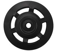 Ujjdwiurgh 8 piezas de 95 mm, color negro, polea de rodamiento, cable de rueda de gimnasio, pieza de equipo de gimnasio, resistente