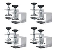 Ujjdwiurgh 8 piezas de herramientas de carpintería para gabinetes de cajones, clips de panel de muebles, accesorios de instalación frontal, herramientas de mano