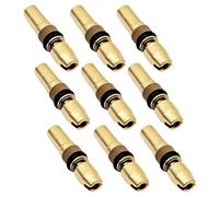 Ujjdwiurgh 9 piezas de cabezal de pistón de tres etapas, cabezal de cobre de alta presión, 6 mm, bomba de alta presión, 30 MPa, piezas de reparación