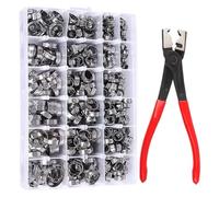 Ujjdwiurgh Abrazadera de acero inoxidable para manguera, abrazaderas de tubo, pinzas de abrazadera de manguera