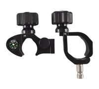 Ujjdwiurgh Abrazadera de poste de liberación rápida con brújula y soporte de colector de datos, GPS, estación total TSC3