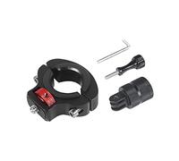 Ujjdwiurgh Abrazadera de tornillo ajustable antirretroceso de 1/4 con refuerzo lateral, diámetro para montar en bicicleta, soporte de fijación para fotografía, C