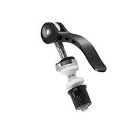 Ujjdwiurgh Abrazadera para poste de asiento de bicicleta de liberación rápida de 6 x 55 mm, color negro