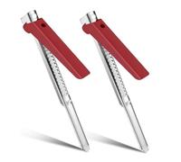 Ujjdwiurgh Abridor de tarros para artritis sin esfuerzo para personas mayores, abridor de botellas antideslizante, abrelatas manual, abridor de tapa rojo