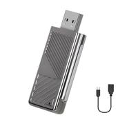 Ujjdwiurgh Adaptador Carplay Inalámbrico 2 en 1 Android Auto Box, Convierte Cable A Dongle Inalámbrico AI Box WiFi Plug & Play Bluetooth