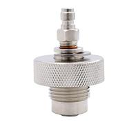 Ujjdwiurgh Adaptador de llenado de válvula DIN para herramientas de aire de buceo, 300 bar, macho/hembra, acero inoxidable