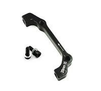 Ujjdwiurgh Adaptador de montaje de pinza de freno de disco, accesorios de piezas de engranaje, delantero 180 mm, trasero 160 mm