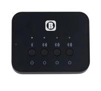 Ujjdwiurgh Adaptador divisor Bluetooth estéreo para auriculares inalámbricos, receptor de música, transmisor de trabajo conjunto