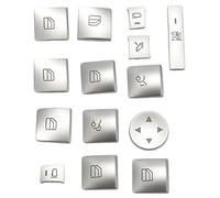 Ujjdwiurgh Adhesivo decorativo para reposabrazos de puerta interior, interruptor de ventana, para ML C E G Class W204 W212 W246 W166 X166