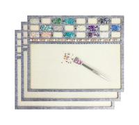 Ujjdwiurgh Alfombrilla de cuentas, escala de centímetros de 3 piezas y pinzas prácticas de acero inoxidable con cuchara para hacer joyas y suministros de cuentas