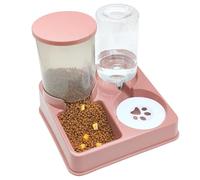 Ujjdwiurgh Alimentador automático para gatos, dispensador automático de agua adecuado para la alimentación de mascotas