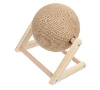 Ujjdwiurgh Almohadilla Rascadora para Gatos en Piso Soporte Divertido para Tablero Rascador Bola para Rascar Gatitos Almohadillas para Rascar para Gatos Poste Rascador Vertical para Gatos, S