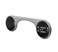 Ujjdwiurgh Altavoz Bluetooth de Conducción Ósea con Ruido, Caja de Música para Ayudar A Dormir con Pantalla LED, Compatible con Tarjeta TF, Apagado Temporizado, Color Gris