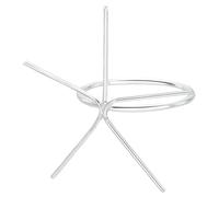 Ujjdwiurgh Anillo de plata de ley 925 con 5 puntas, anillo de dedo en blanco de plata ajustable, anillo en blanco de 15 mm