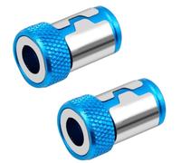 Ujjdwiurgh Anillo magnético de cabeza de destornillador, tornillo magnético extraíble para destornillador hexagonal y puntas de alimentación, 2 unidades