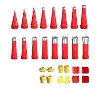 Ujjdwiurgh Aplicador de boquilla de calafateo, sellador de silicona, herramienta de acabado como se muestra