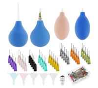 Ujjdwiurgh Aplicador de cerámica, botella con punta de aguja, botella deslizante de esmalte de cerámica para suministros de arcilla, fácil de usar